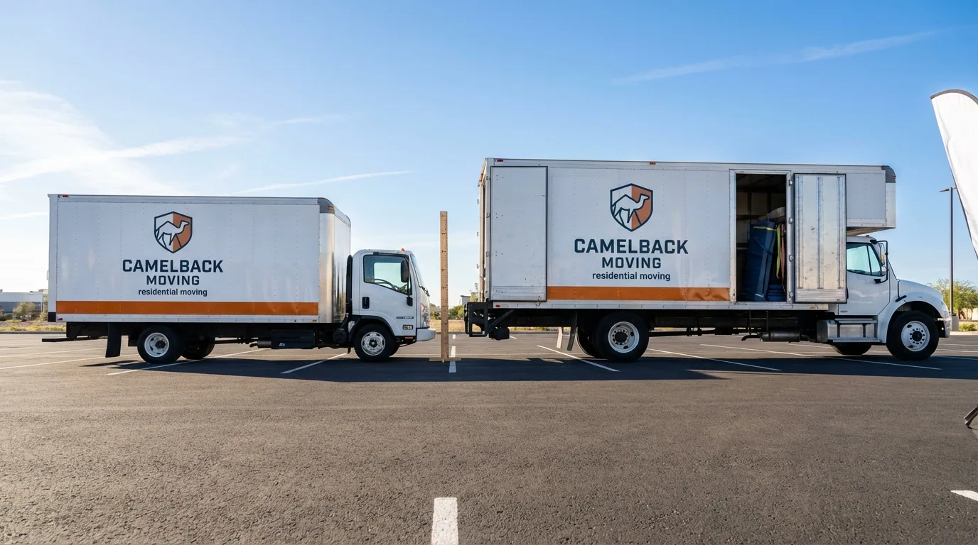 Moving truck size capacity guide in Columbiana